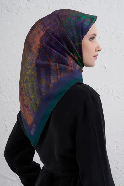 Twill İpek Eşarp (T) -2025/2026 -9420D - Resim 7