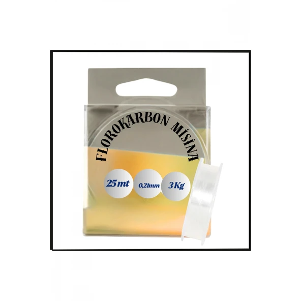 Uyguna-Yakala 25 mt - 0,21mm 3 Kg Florokarbon Lider Misina - INA.101 ürün görseli 1