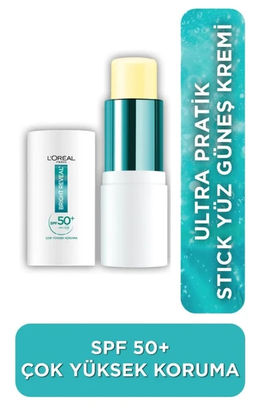 Loreal Paris Bright Reveal SPF50+ Ultra Koruyucu Ultra Pratik Stick Güneş Kremi 9 ML ürün görseli 1