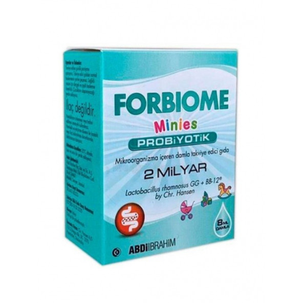 Forbiome Minies Probiyotik 2 Milyar 8 ml Damla ürün görseli 1