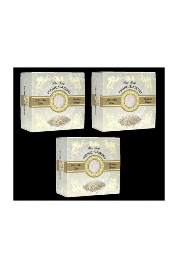 3 Adet Doğal Pirinç Proteinli Sabun 150 gram ürün görseli 1
