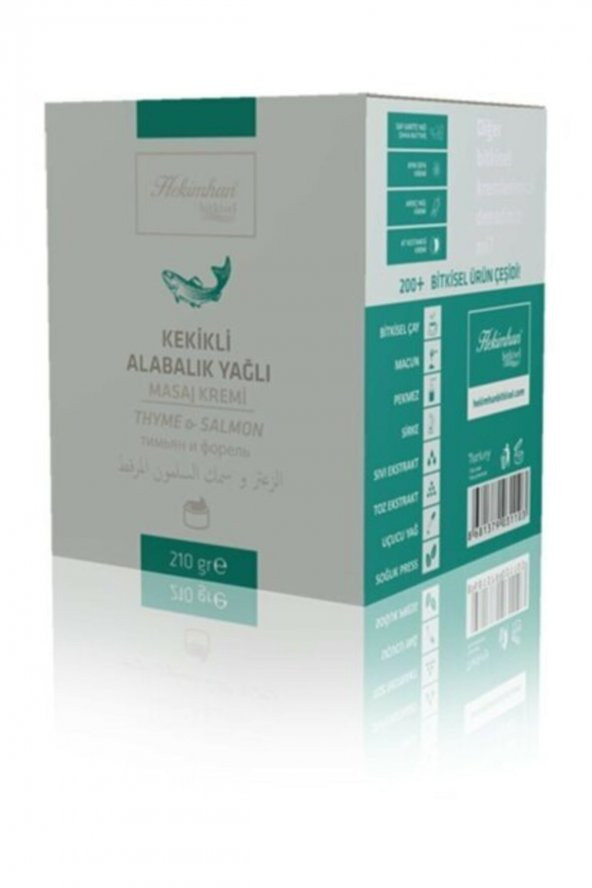 Kekikli & Alabalık Yağlı Masaj Kremi ürün görseli 1