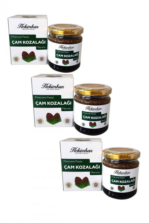 3 Adet Çam Kozalağı Karışımı 240 Gr ürün görseli 1