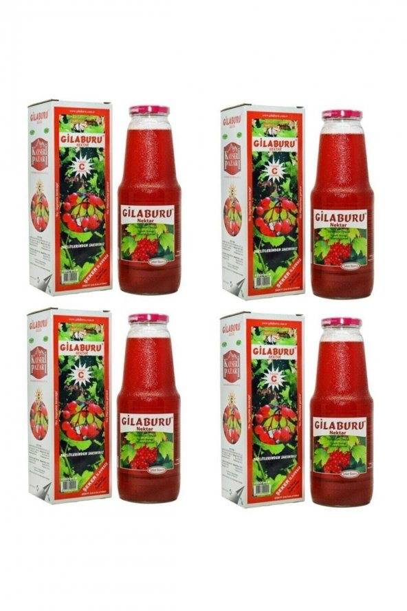 Kayseri Pazarı Gilaburu Suyu 1lt X 4 Adet ürün görseli 1