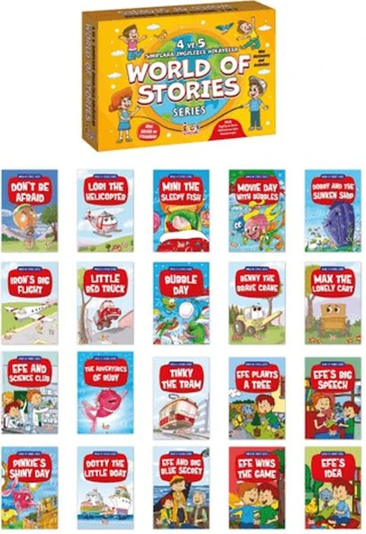 İngilizce Hikayeler 4 ve 5. Sınıf (20 Kitap) ürün görseli 1