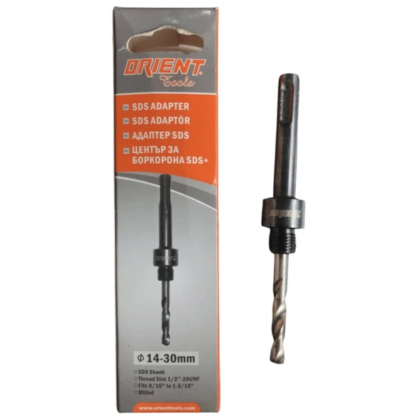 Orient Bi-Metal SDS Plus Uyumlu Panç Adaptörü 14-30mm ürün görseli 1