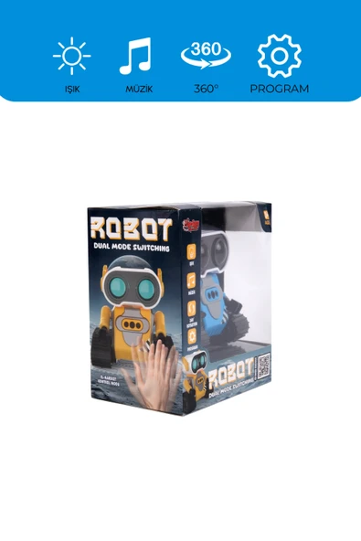 Vardem Şarjlı 2.4G Robot Araba Mavi S-023 - Resim 5