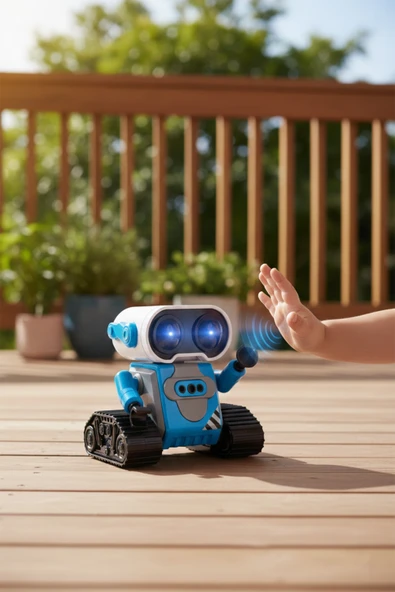 Vardem Şarjlı 2.4G Robot Araba Mavi S-023 - Resim 8