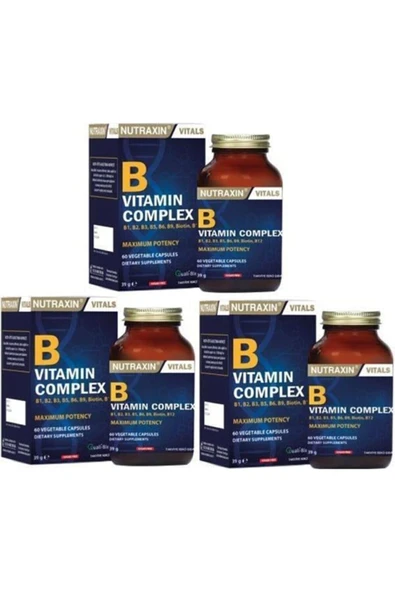 B Vitamin Complex 60 Tablet X 3 Adet ürün görseli 1