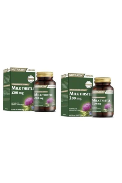 Milk Thistle 200 Mg 60 Tablet 2 Adet ürün görseli 1