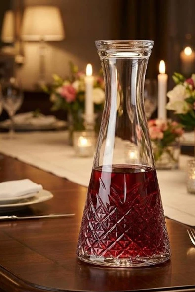 Paşabahçe Timeless Kapaklı Karaf 940 ml 950105 - Resim 3