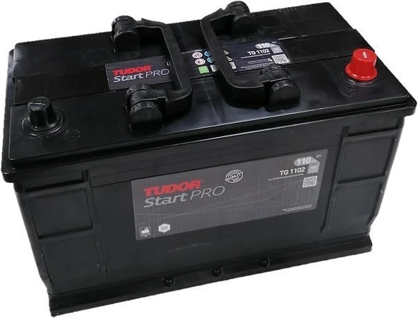Akü 12V 110 AH 750A D02 349X175X235 Start Stop (105 AH Muadili TUDOR TG1102 ürün görseli 1