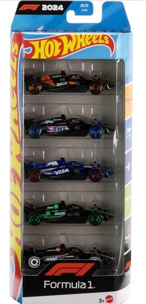 Hot Wheels 2024 Formula 1 5'li Set JGF58 ürün görseli 1
