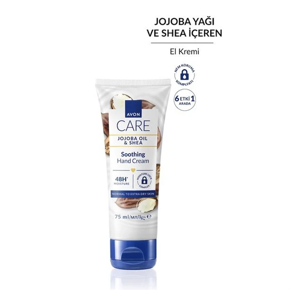 Avon Care Jojoba Yağı ve Shea İçeren El Kremi 75ml ürün görseli 1