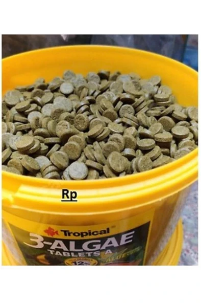 Tropical 3 Algae Tablets A 24 gr (50 Ad. ) (Açık) Balık Yemi Kilitli Poşette Gönderilir . Skt: 05/2029 ürün görseli 1