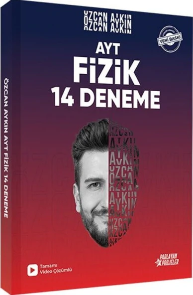 Özcan Aykın AYT Fizik Tamamı Video Çözümlü 14 Deneme ürün görseli 1