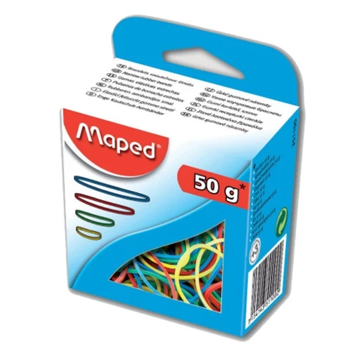 Maped Renkli Ambalaj Lastiği 50Gr - 3 kutu ürün görseli 1