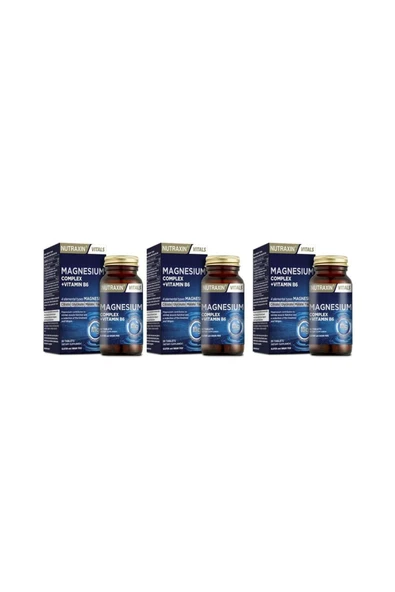 Magnezyum Complex 60 Tablet 3 Adet ürün görseli 1