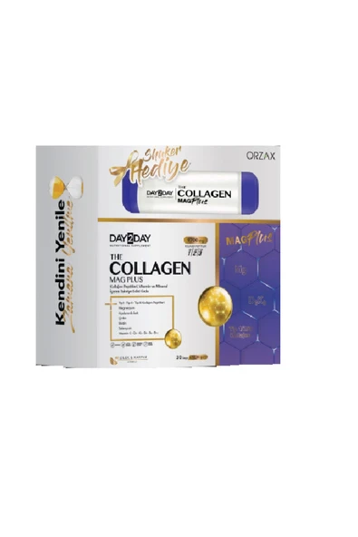DAY2DAY The Collagen Mag Plus 30 Saşe Shaker Hediye ürün görseli 1