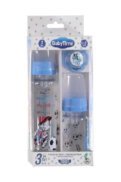 Babytime Baby Time Bt207 Cam Biberon 3'lü Set ürün görseli 1