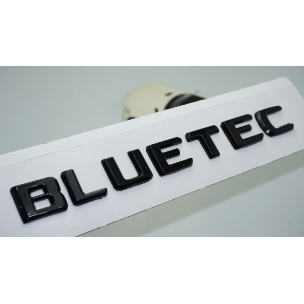 DK Tuning Bluetec Bagaj Siyah ABS 3M 3D Yazı Logo Benz İle Uyumlu ürün görseli 1