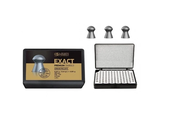 JSB EXACT PREMIUM 4.52 MM HAVALI SAÇMA 0,547G ürün görseli 1
