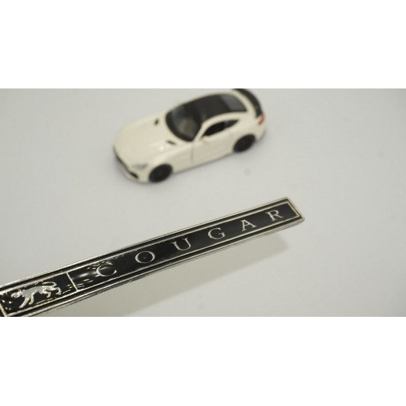 Jaguar Cougar Krom Metal Bagaj Logo Amblem Arma ürün görseli 1