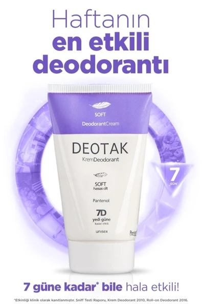 Deotak Krem Deodorant Soft 35 ml ürün görseli 1