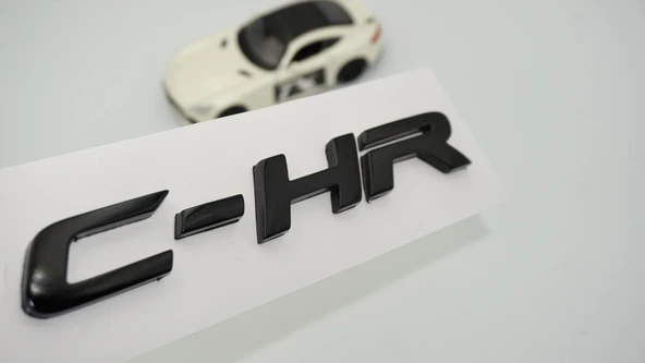 DK Tuning C-HR 3M Siyah ABS Bagaj Yazı Logo Toyota İle Uyumlu ürün görseli 1