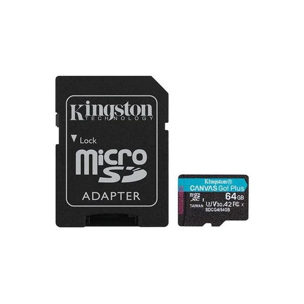 KINGSTON 64GB mSD Canvas Go+ SDCG4/64GB ürün görseli 1