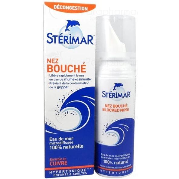 Sterimar Burun Spreyi Blocked Nose Hipertonik 100 ml ürün görseli 1