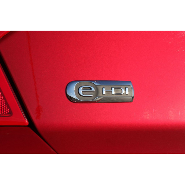 Citroen E HDİ Krom ABS Bagaj Logo Amblem Arma - Resim 3