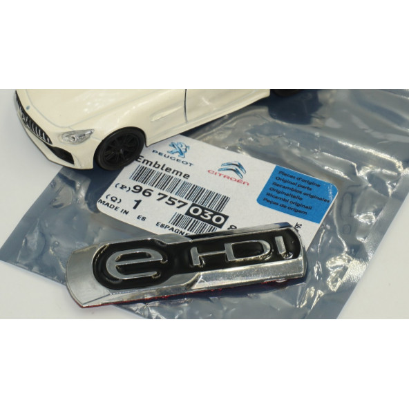 Citroen E HDİ Krom ABS Bagaj Logo Amblem Arma - Resim 8