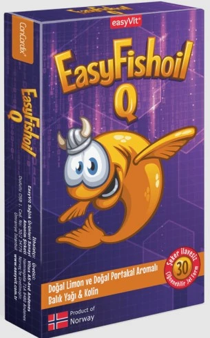EasyFishoil Focus 30 Çiğneme Tableti ürün görseli 1