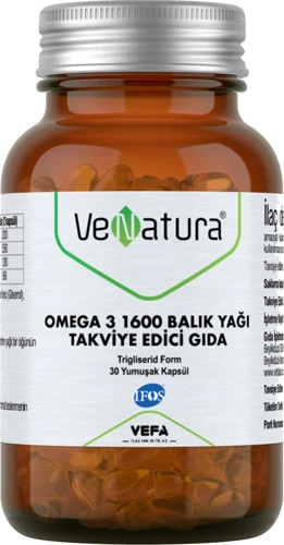 Venatura Omega-3 1600 mg 30 Kapsül ürün görseli 1