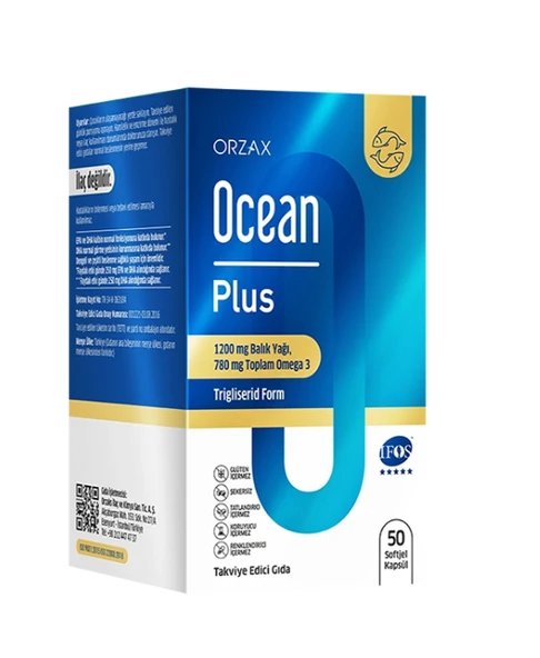 Ocean Plus 1200 mg 50 Softjel Kapsül - Resim 3