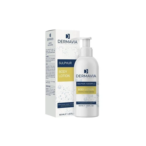 Dermavia Kükürtlü Vücut Losyonu 100 ml ürün görseli 1