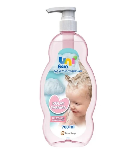 Uni Baby Boyasız Şampuan Kolay Tarama 700 ml ürün görseli 1