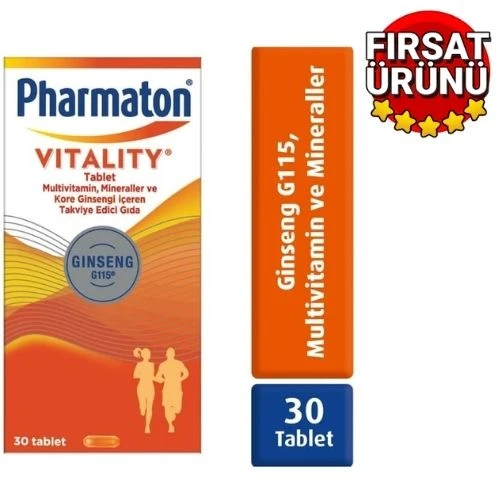 Pharmaton Vitality 30 Tablet - Resim 3