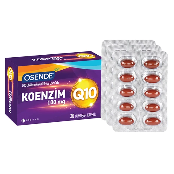 Osende Koenzim Q10 100 mg 30 Kapsül ürün görseli 1