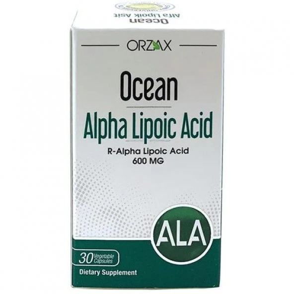 Ocean Alfa Lipoik Asit 600 mg 30 Tablet ürün görseli 1