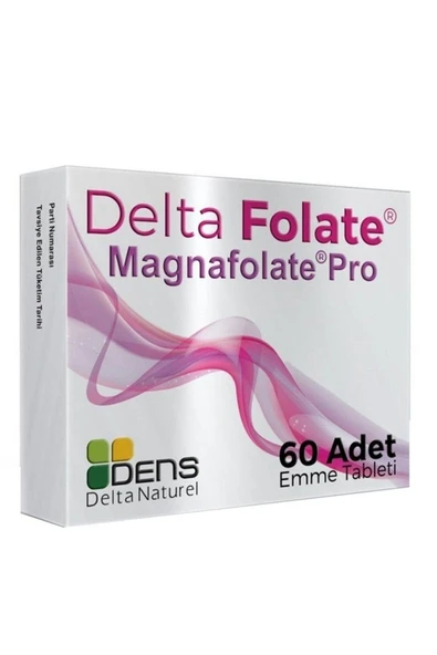 Delta Folate Magnafolate Pro Emme Tableti 60 Adet ürün görseli 1