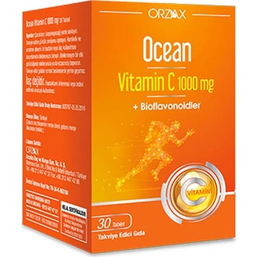 Ocean Vitamin C 1000 mg 30 Tablet - Resim 2
