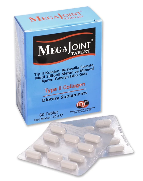 Mega Joint Tip II Kolajen 60 Tablet ürün görseli 1