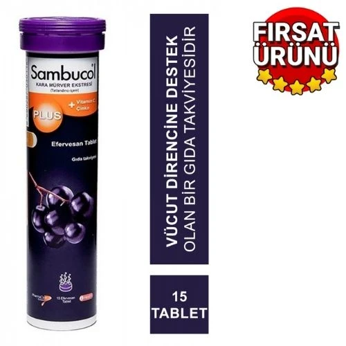 Sambucol Plus Efervesan 15 Tablet - Resim 5