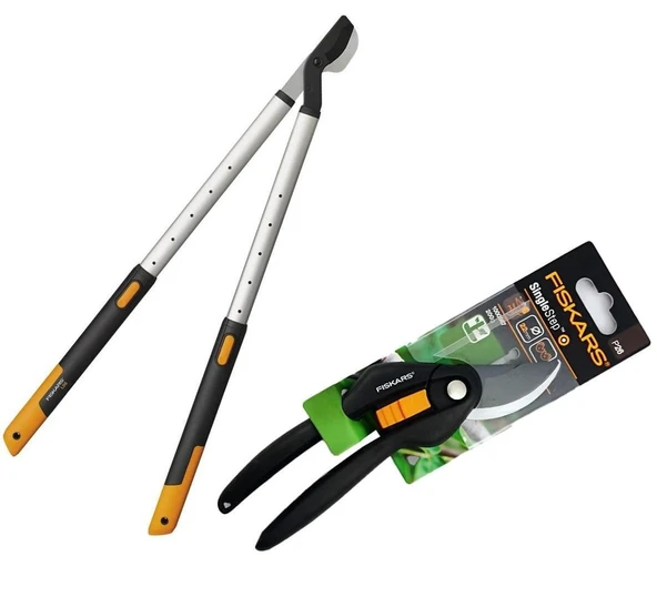 Fiskars 112500 Teleskopik Dal Kesme 111260 Budama Makası ürün görseli 1