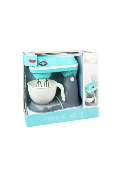Vardem Kutulu Işıklı Pilli Büyük Mikser Mavi LS820Q69 ürün görseli 1