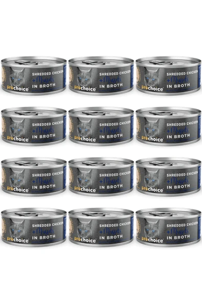 Hypo-Allergenic Sos İçinde Tavuk Etli ve Midyeli Tahılsız Yetişkin Kedi Konservesi 70gr - 12 Adet ürün görseli 1