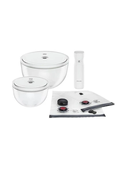 Zwilling Fresh & Save Bowls Vakumlu Başlangıç Seti Cam M/L 9 Parça ürün görseli 1