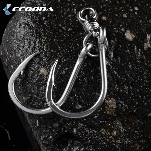 Ecooda Cyan Blue Chain Hook Spanish Mackerel - Resim 6